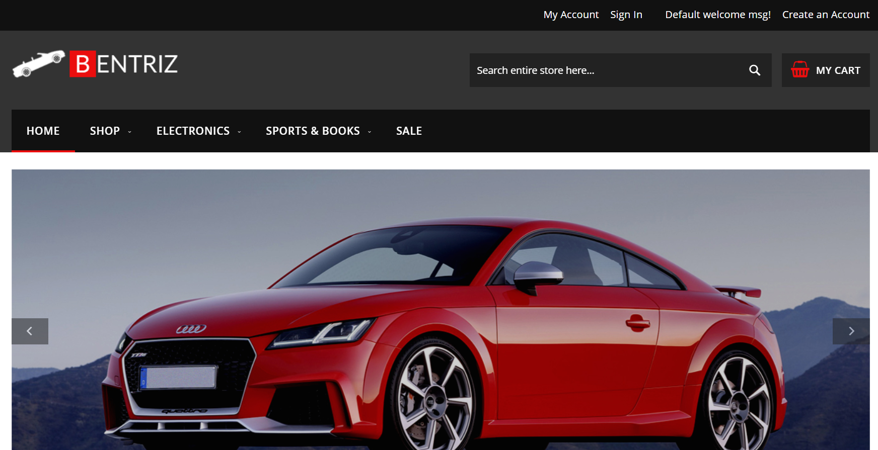 Bentriz theme for Magento 2 Bentriz theme for Magento