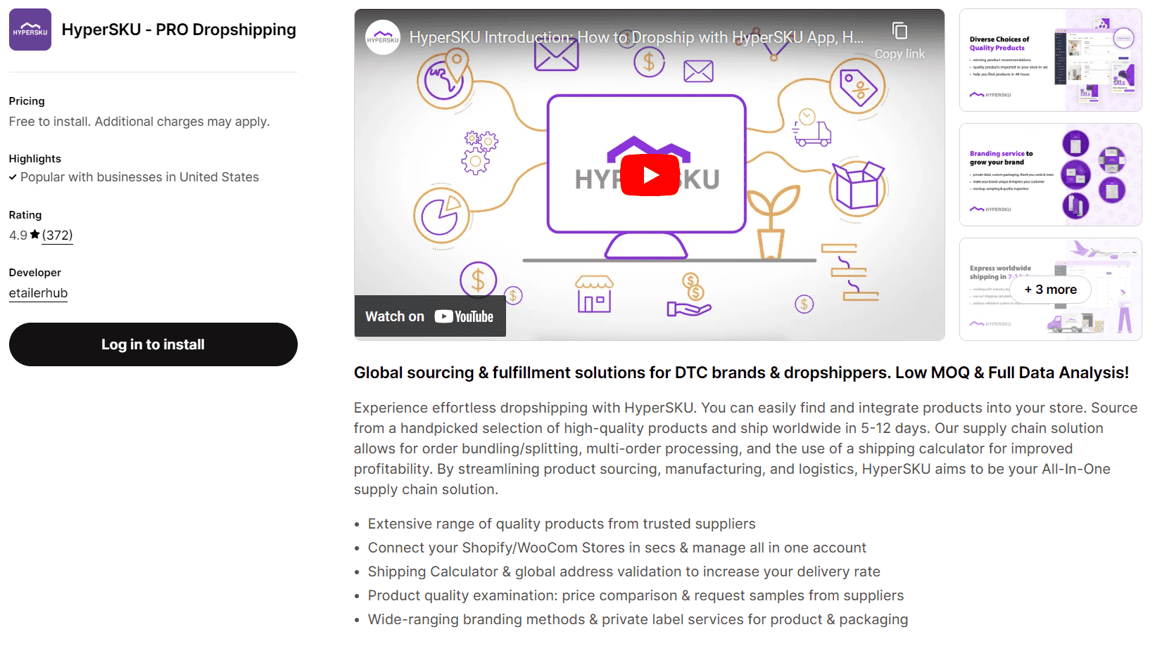 HyperSKU Shopify Dropshipping Apps