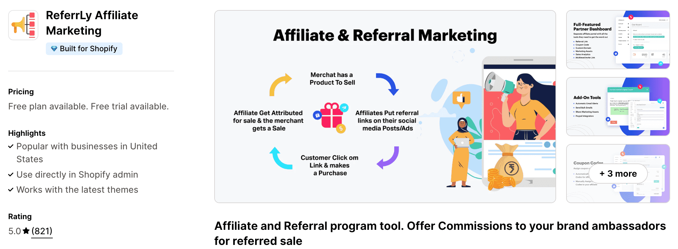 ReferrLy Shopify Affiliate Marketing App ReferrLy Shopify Affiliate Marketing App