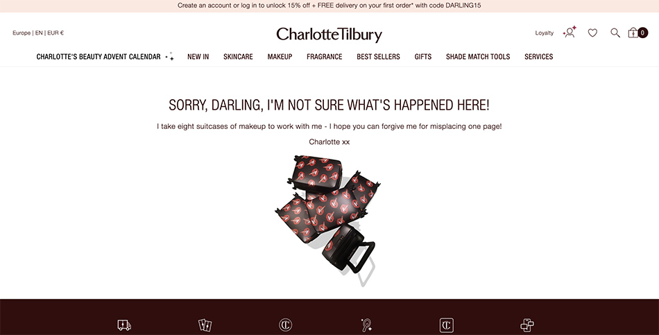 Best 404 Page Examples - Charlottetilbury Best 404 Page Examples - Charlottetilbury