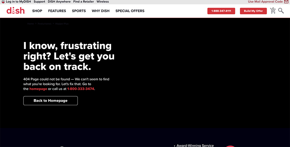 Best 404 Page Examples - Dish Best 404 Page Examples - Dish