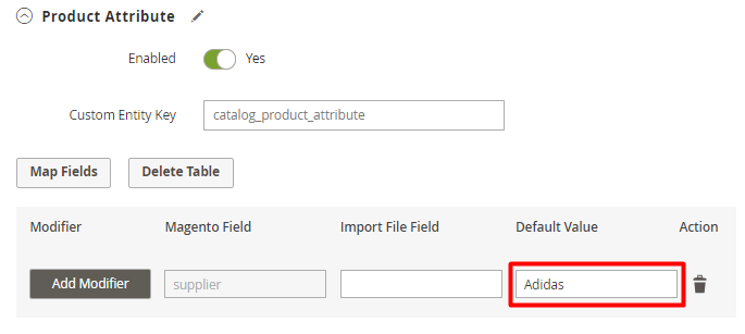 Magento 2 Import - Default Value Magento 2 Import - Default Value