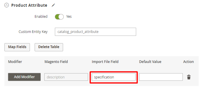 Magento 2 Import - Field Magento 2 Import - Field