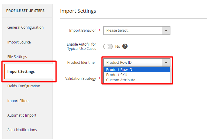 Magento 2 Import - Identifier Magento 2 Import - Identifier