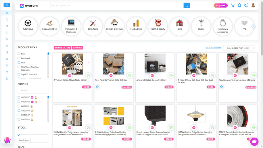 dropshipping suppliers - Avasam