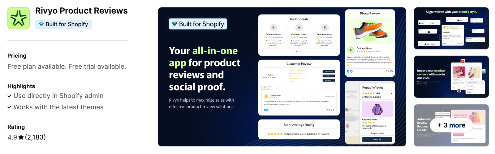 Shopify Apps for black friday - rivyo