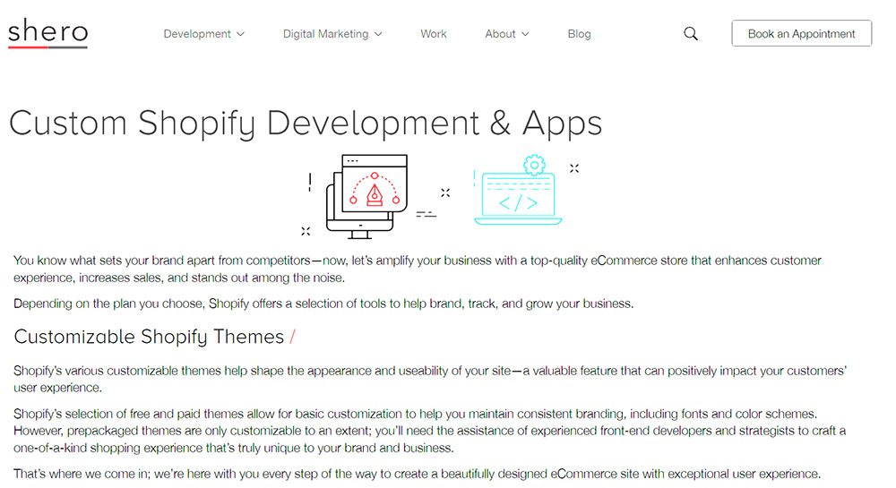 Shopify plus agencies - Shero Commerce Shero Commerce Solutions shopify plus agency