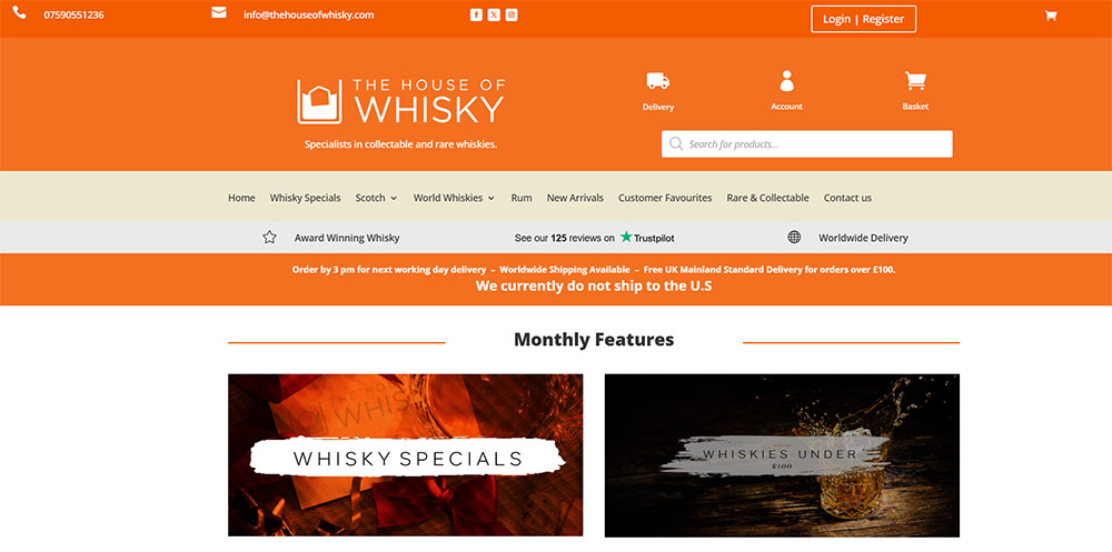 Best WooCommerce Websites: House of Whisky Best WooCommerce Websites: House of Whisky