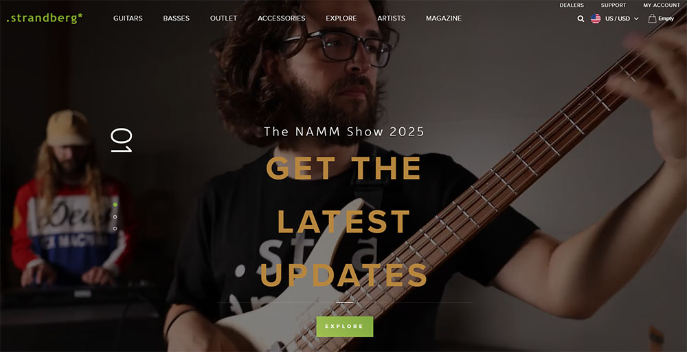 Best WooCommerce Websites: Strandberg Guitars Best WooCommerce Websites: Strandberg Guitars