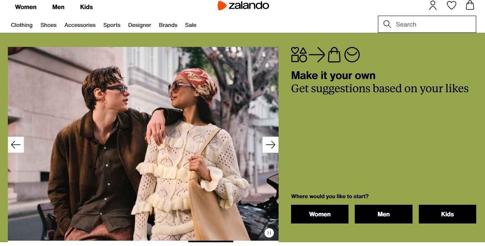 20 Best E-commerce Shops - Zalando