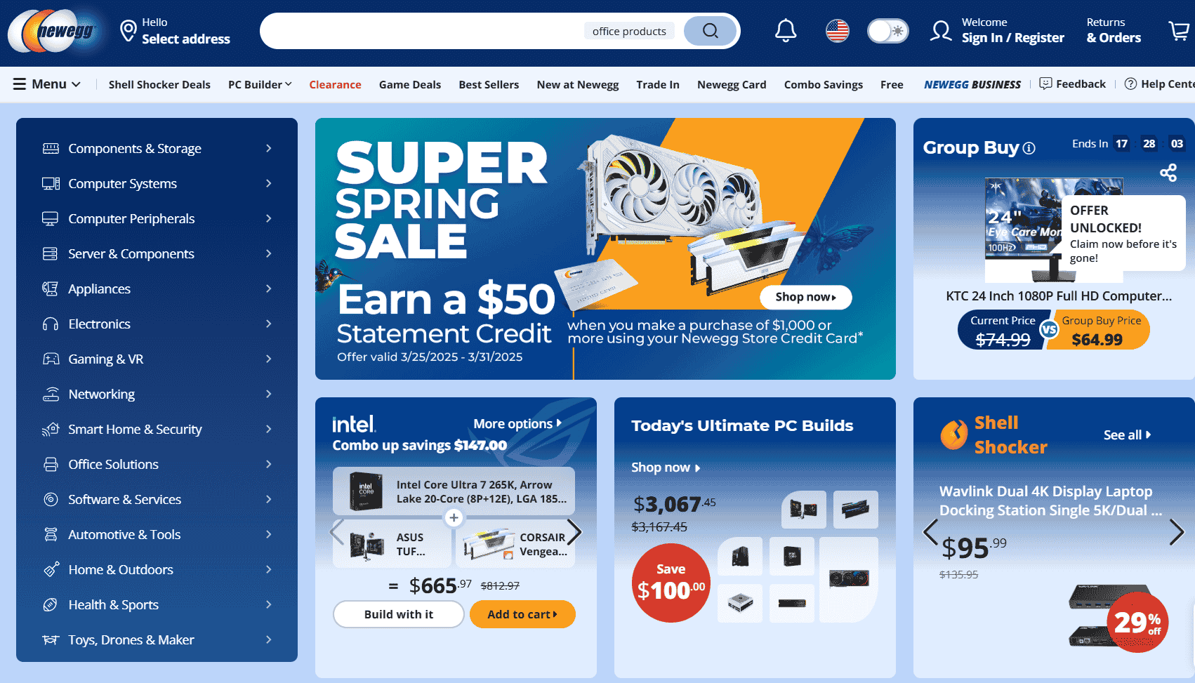 20 Best E-commerce Shops - Newegg