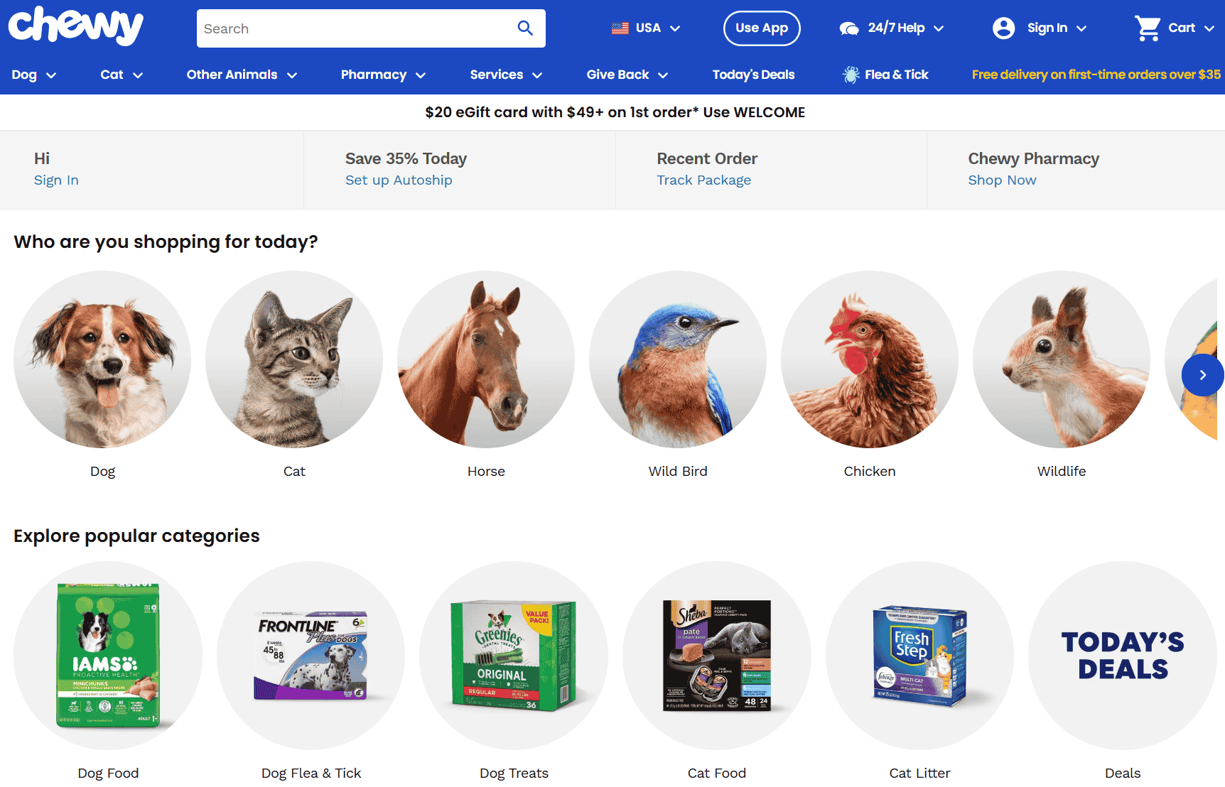 20 Best E-commerce Shops - Chewy