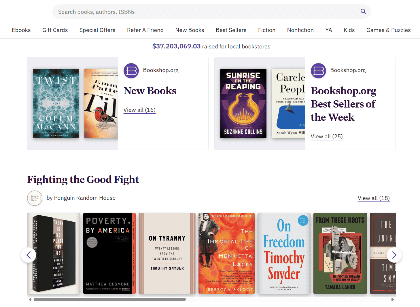 20 Best E-commerce Shops - Bookshop.org