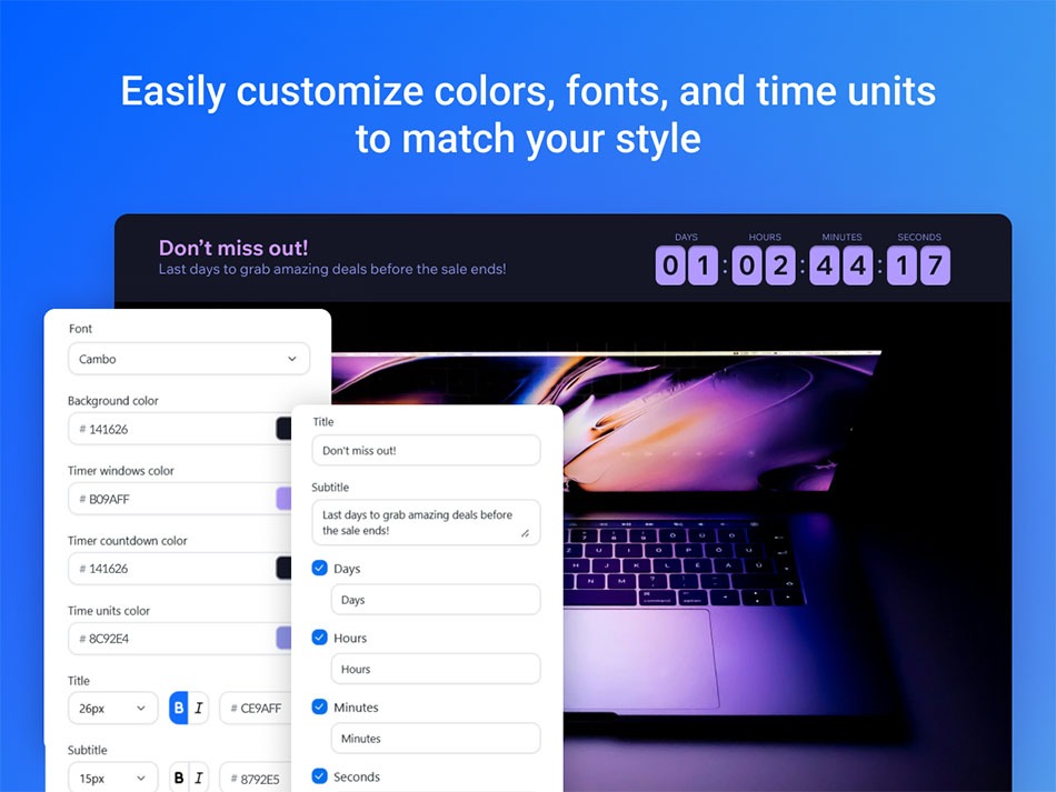 Ecwid countdown timer by amasty - Customizations Ecwid countdown timer by amasty - Customizations