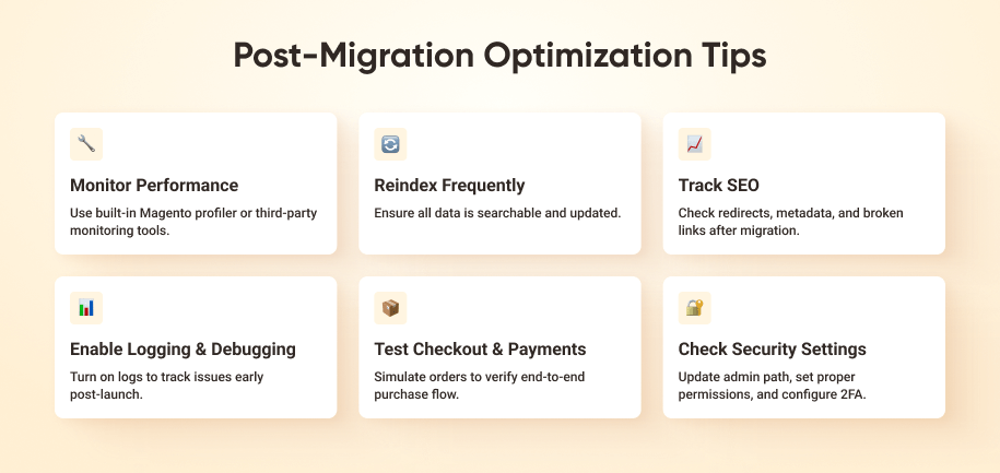 Magento Post-Migration Steps Magento Post-Migration Steps