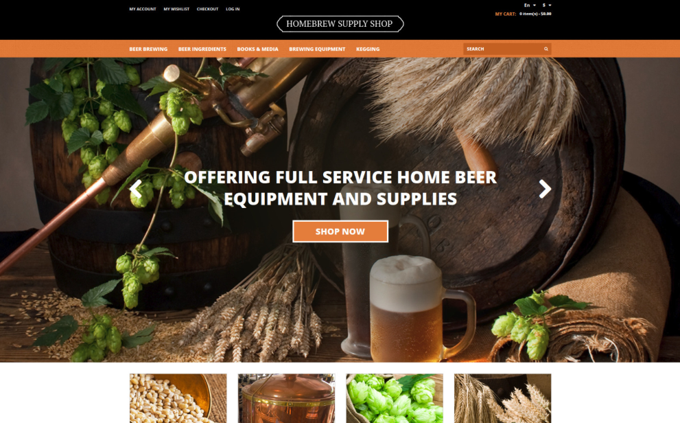 High-Quality Beer Store Magento Theme