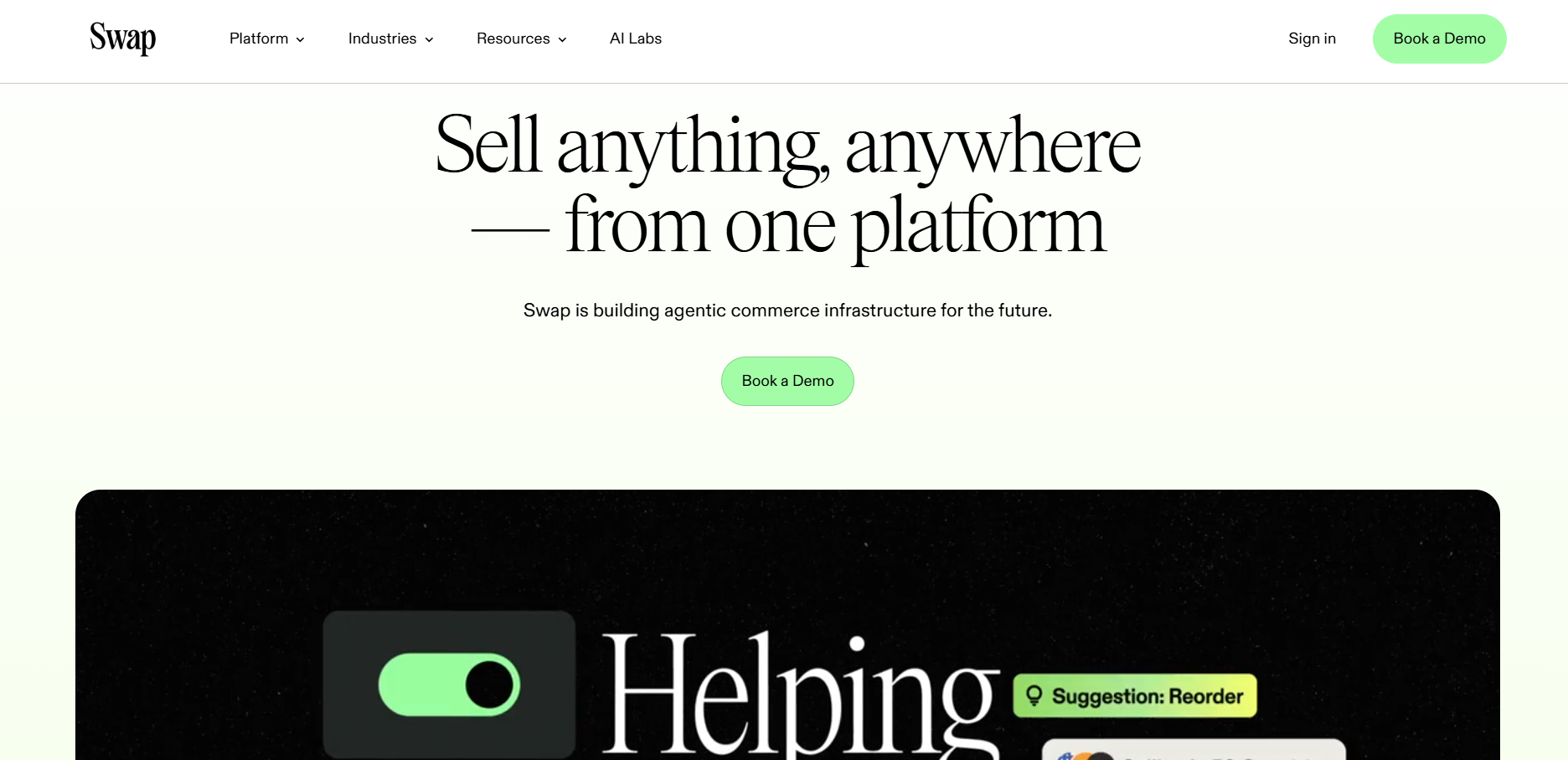 2. Swap – AI-Powered E-commerce Logistics