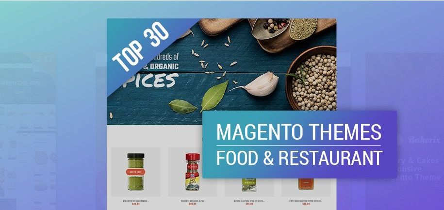 Top 30 Food & Restaurant Magento Themes