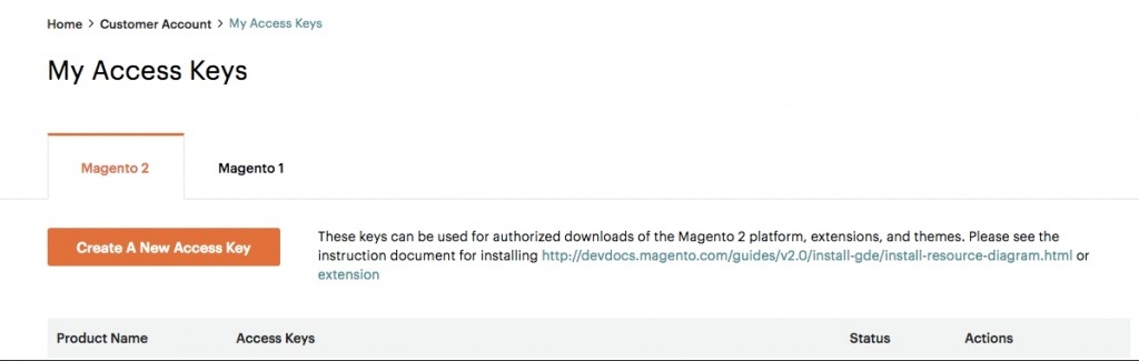 How to upgrade Magento version - magento 2 access keys