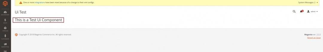 this is a test ui component text in magento 2 this is a test ui component text in magento