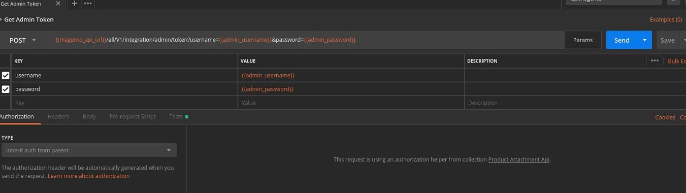 to get the token start a post request in magento 2 start a post request in magento 2