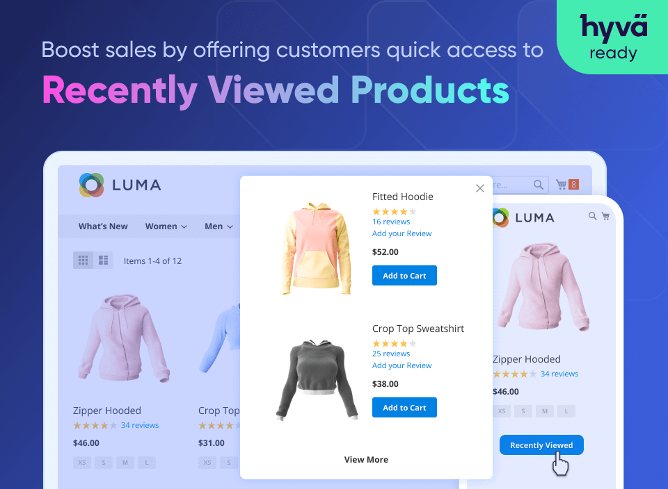 recently viewed products popup for magento 2