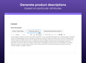 Automatically create content for Magento 2 product pages