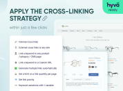 apply the cross-linking strategy