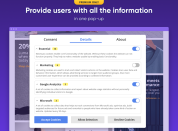 apply an advanced magento 2 cookie bar