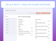 set up facebook and google feeds in a few steps