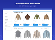display cross-selling products wherever you need, including catalog pages