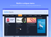 stand out of competitors with flexible menu navigation