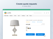 add products to quote from product pages