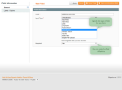 multiple types of fields are available for you