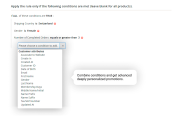 combine advanced conditions for the deeper targeting