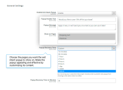 make the exit popup appealing by customizing its content