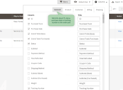 extended order grid general columns