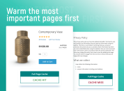 prioritize pages for warming