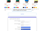 customize the 'load next' button's design to reach more engagement