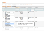 easily manage carriers and tracking numbers