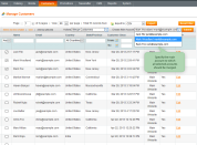 select the main account