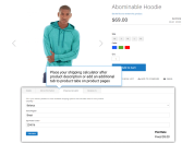 display a calculator in an additional tab
