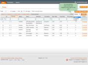 shipping rules bulk actions on the grid