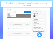 offer various shipping options to your customers