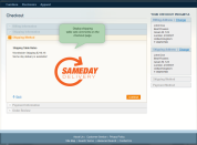 see the example of a shipping method comment on the checkout page.