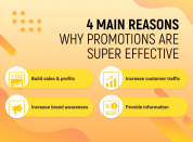 reazons to implement promotions