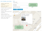 enable customers to choose search radius measurement