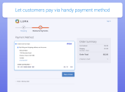 display a handy payment method on the checkout page