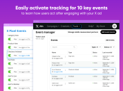 Enable tracking for key user actions 