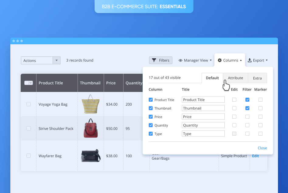extended product grid for magento 2